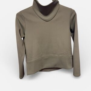 Women's olive green Turtleneck Sweater thicker winter brand new from Lole